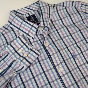 Johnnie-O Shirt Mens Large Prep-Formance Long Sleeve Stretch Button Up‎ Size 16